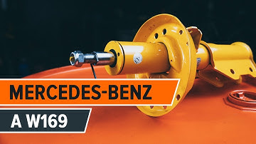 Hoe een schokbreker vooraan vervangen op een MERCEDES-BENZ A W169 HANDLEIDING | AUTODOC