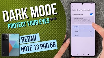 enable dark mode redmi note 13 pro