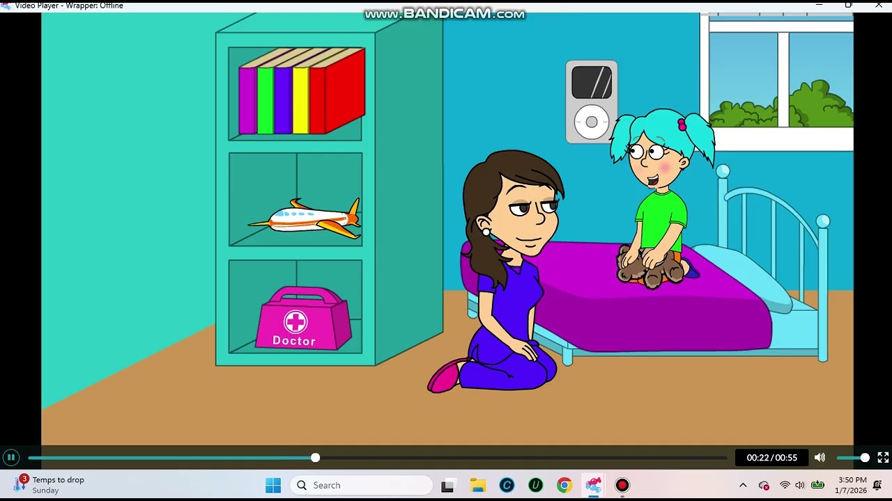 Abby gets a big girl bed!