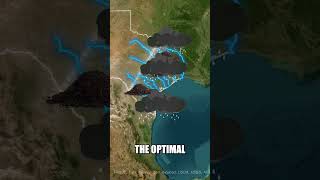 Why 84% of Texans live on the East side of this line. POPULATION DISTRIBUTION. #Maps #Countries