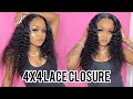 $84.91!AFFORDABLE 4X4 LACE CLOSURE MIDDLE PART INSTALL ft. Wignee Hair| Ari J.