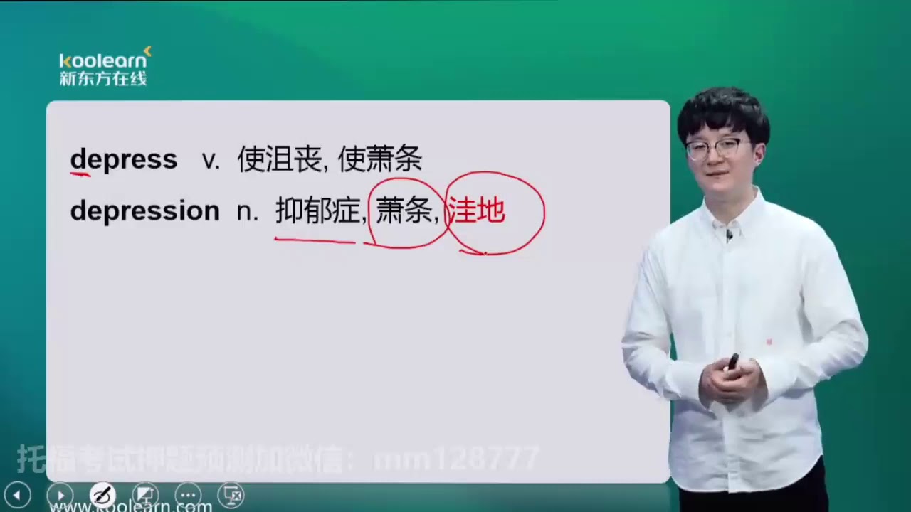 21 核心词汇之词根press - YouTube