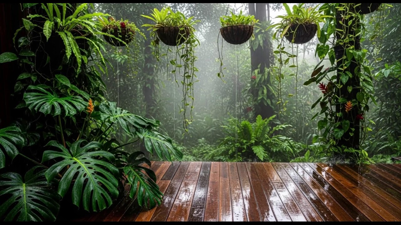 Relaxing Sleep Music + Insomnia - Rain Sounds in Warm Bedroom for Stress Relief, Healing, Meditation