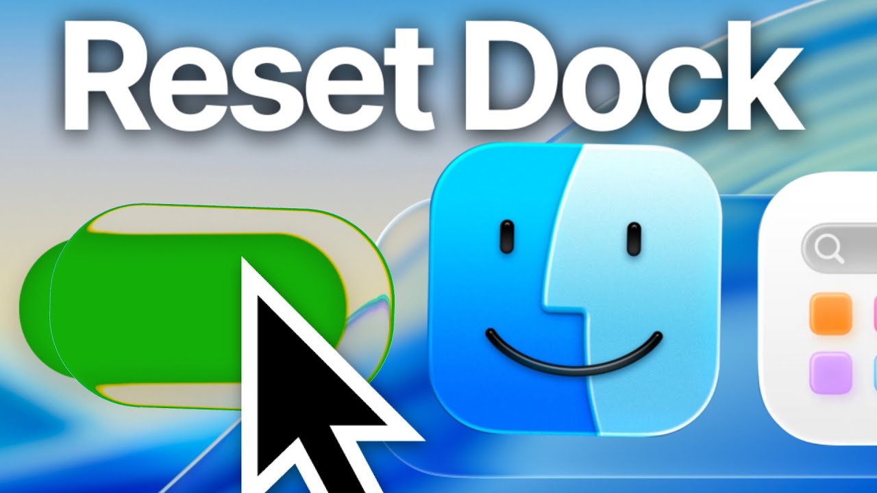 How to Reset the Dock on MacOS - YouTube