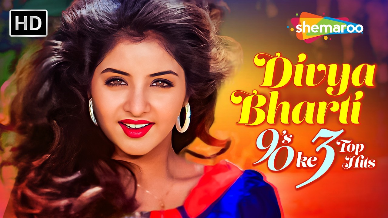 Top 3 Divya Bharti Songs | 90s Superhit Songs Collection | Evergreen Romantic Hindi Songs