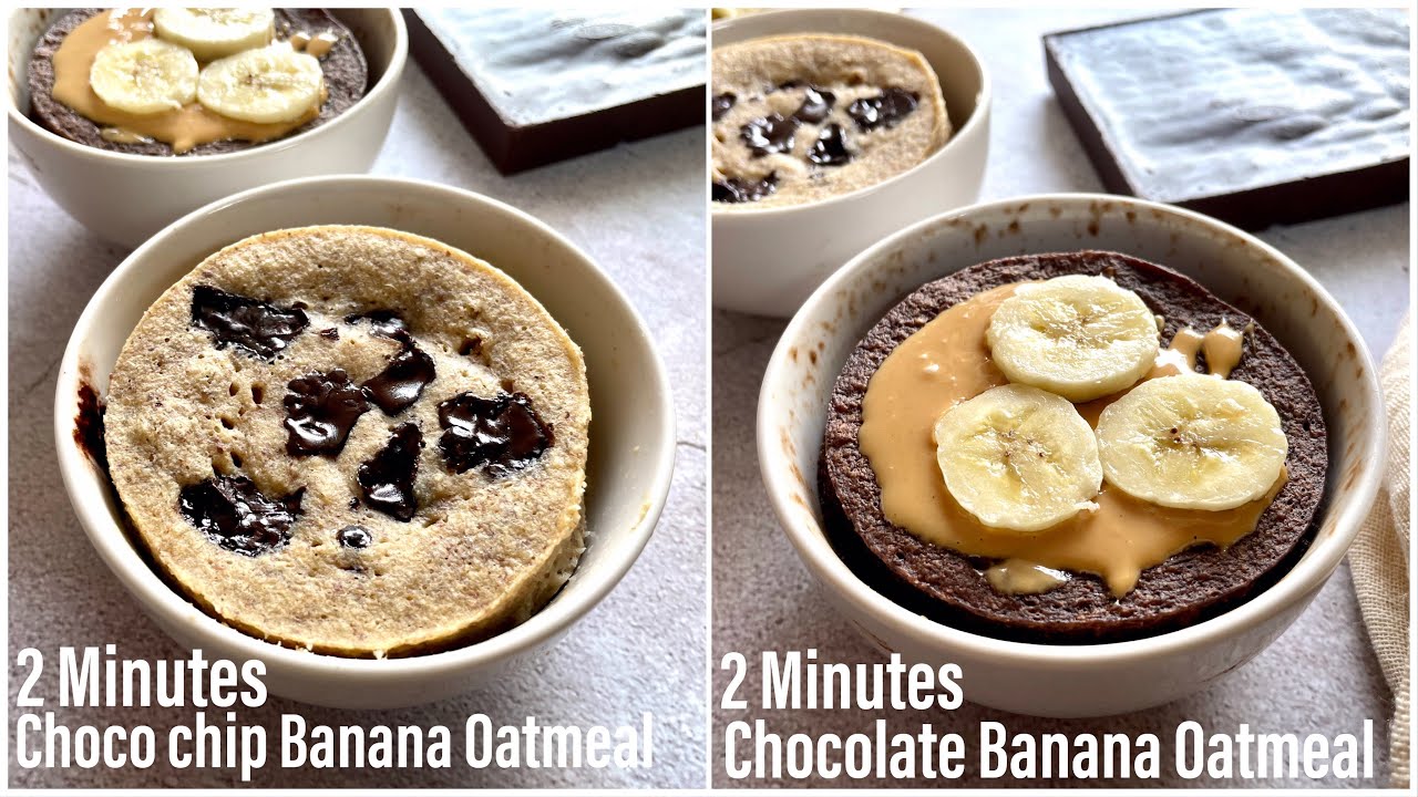 Eggless Baked Oatmeals In 2 Ways | Baked Banana Chocochip Oats | Baked Chocolate Oats | Best Bites