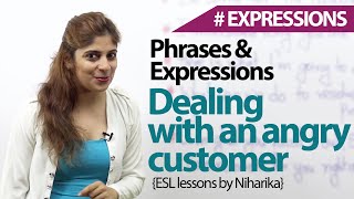 Dealing with an angry customer - English phrases & Expressions screenshot 3