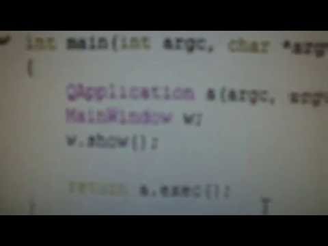 C/C++ programming Qt IDE