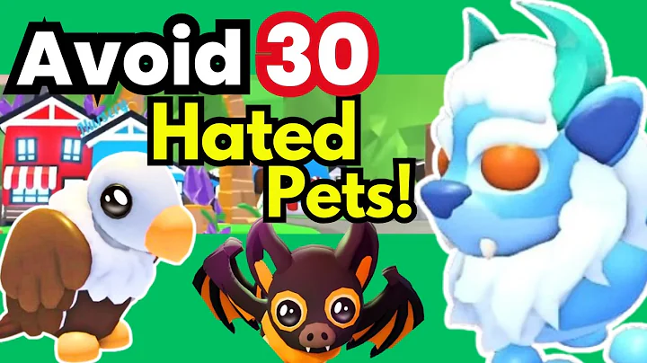 30 Most Hated Adopt Me Pets! 😱 Update 2025! Once Value Changes, Ranking Will Change too!