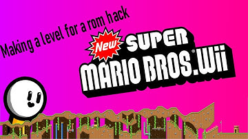 Making a level for a NSMBW rom hack part 1