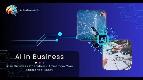 AI in Business Operations  Transform Your Enterprise Today