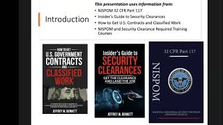 SEcurity clearance seminar  part 1