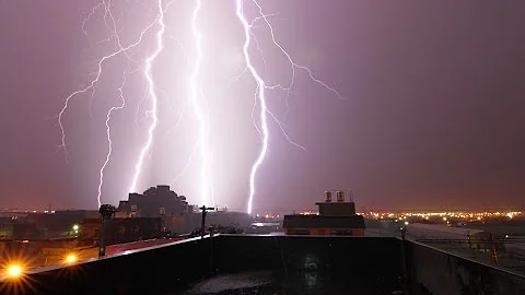 超级震撼的闪电跟雷声 - 天天要闻