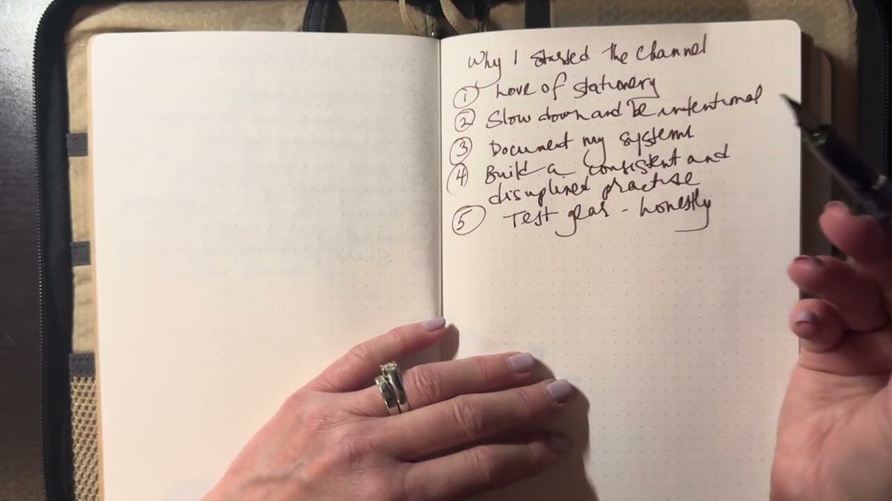 The “Real” Channel Intro. Two Fountain Pens + Lochby Paper