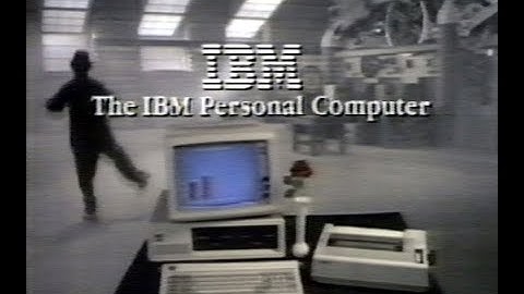 IBM Personal Computer 1984 publicidad de TV