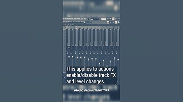 Best Option in Fl studio Mixer Track in one click