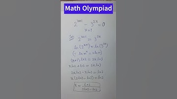 A Nice Math Olympiad Exponential Problem #shorts #maths #mathematics #radical #olympiad #algebra