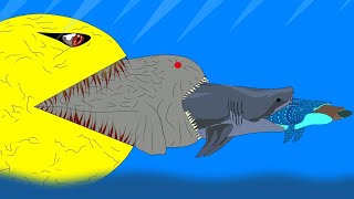 Fish Eat Fish Size Comparison Ending With Pacman