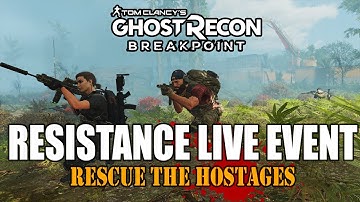 Ghost Recon Breakpoint: Resistance Live Event | Rescue Hostages | BlueCorp Startup
