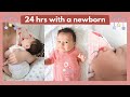 24 hours with a newborn / day in the life with a 6-week-old baby