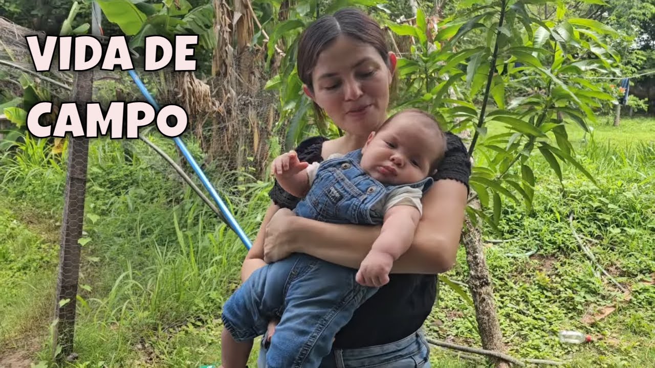 Aventura familiar: cocinando en nuestra casita de campo. Thiago conoce la casa por primera vez.