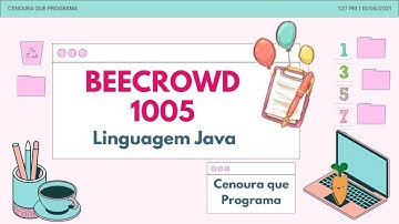 Beecrowd 1005 - Média 1 - Linguagem Java