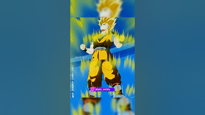 Goku Fa Vedere Come Si Diventa Super Saiyan 3