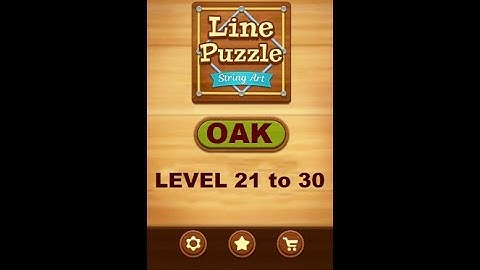 Line Puzzle: String Art Oak Level 21 to 30 Walkthrough | LinePuzzle: String Art Oak Levels
