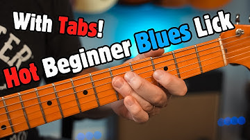 Beginner G Minor Blues Lick for Guitar with Tab