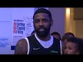 Kyrie Irving gives a speech to the Mavericks after advancing to the Western Conference Finals | SC