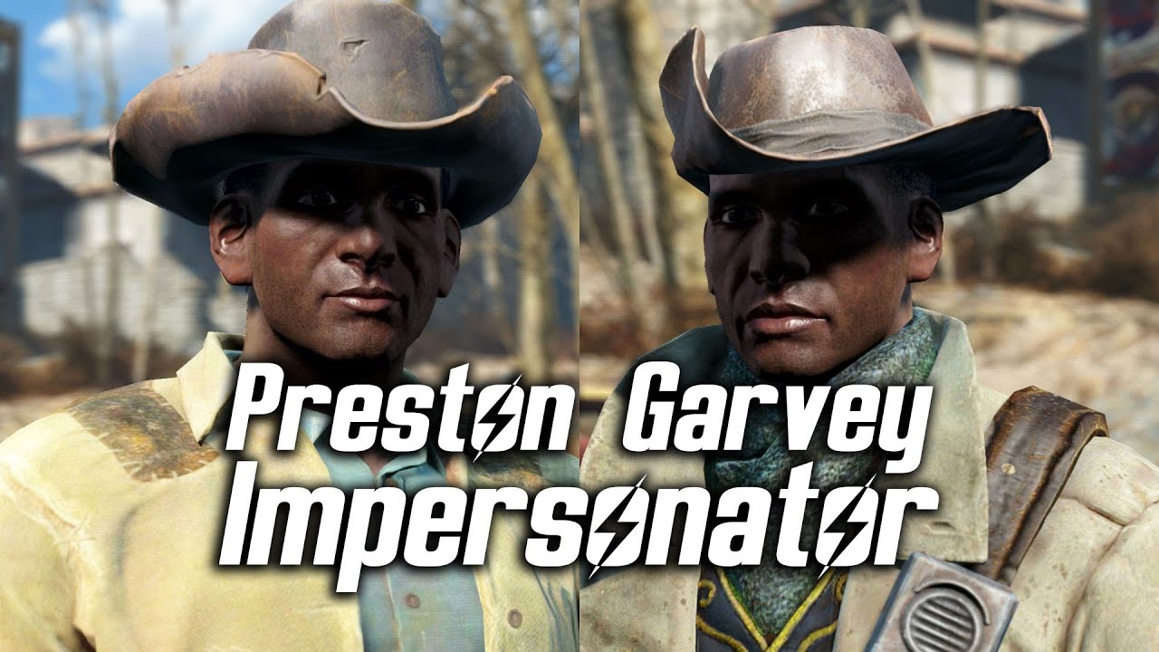 Fallout 4 - Preston Garvey Impersonator (Random Encounter) - YouTube.