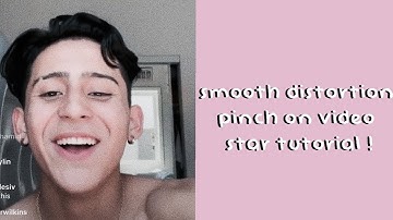distortion pinch on video star tutorial!🥡🥢
