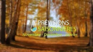 Tendances Saisonnières Novembre, Décembre Et Janvier 2026 Vers Un Hiver Plutôt Doux Et Ez Sec.