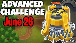 How To Beat BTD6 Advanced Challenge Today | One tower only | 26.06.2023