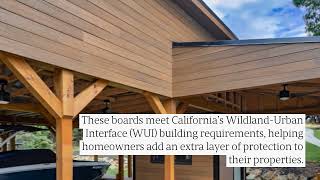 Celebrity Class A Fire-Rated Composite Decking for Northern California Outdoor Living Spaces Profile