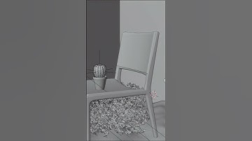 [Blender] Desert Scene: Cactus Enjoying a Sunbath in Style! 🌵☀️ #blender #creation   #3d #beginners