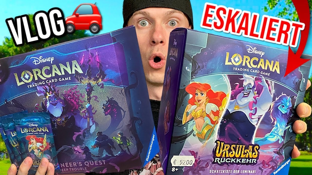 Disney Lorcana Set 4 Ursulas Rückkehr Jagd ESKALIERT! 🤯 (🔴 LIVE)