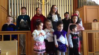 Shepherd King Preschool Sunday School - Singing In Church