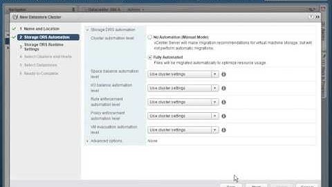 Configuring Storage DRS