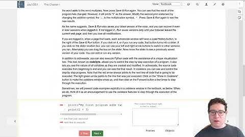 Runestone Programming Features