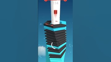 stack ball rolling by sky colour back gameplay #trending #short #gameplay #gaming #viral