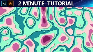 2 Minute Trick in Photoshop/Illustrator - Landscape Cut Effect