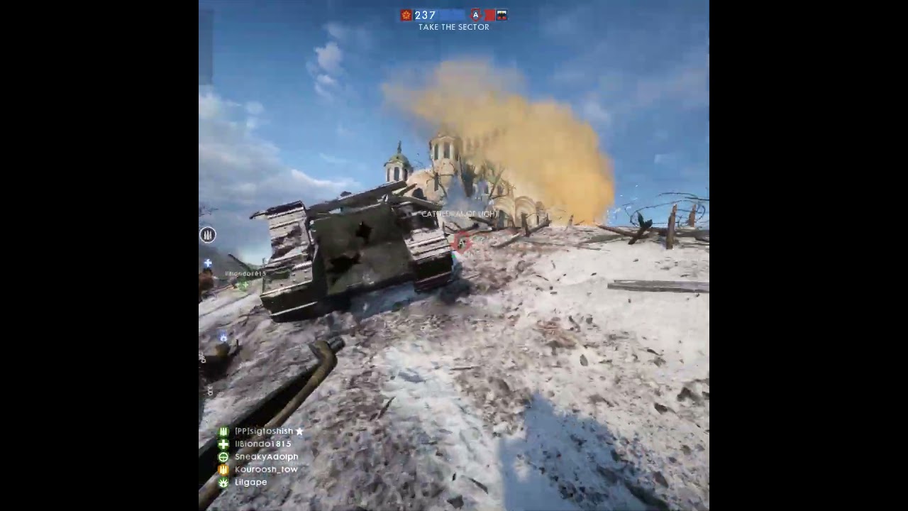 Battlefield 1 LMG gameplay