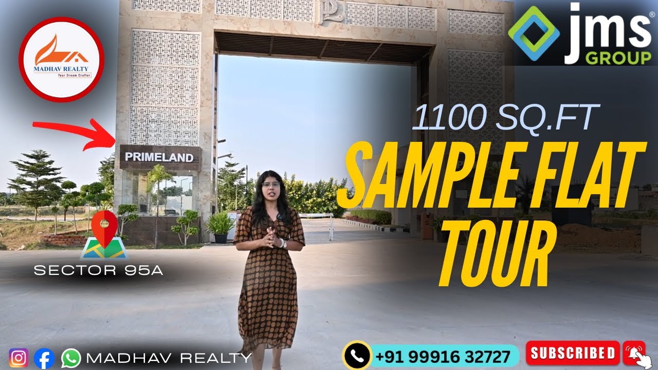 JMS Prime Land Sector 95a Gurgaon | Sample Flat Tour | 1100 sq.ft |