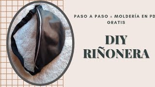 TUTORIAL RIÑONERA PASO A PASO + MOLDERÍA EN PDF GRATIS