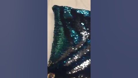 Reversable sequin pillow case