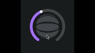 'Rolly ball' knob UI design