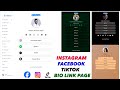 How to Create a Free Bio Link Page for Instagram | Toolszu Bio Link Website Tutorial