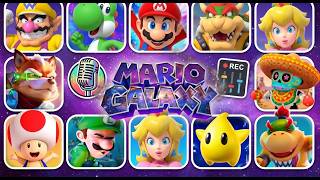 Guess The Voice! 🔊 | Super Mario Galaxy Movie Quiz ~ Mario, Luigi, Yoshi, Bowser Jr., Rosalina