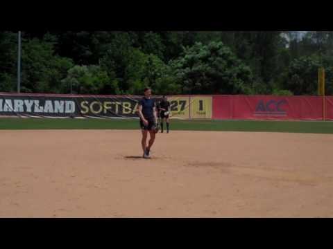 Angela Tincher Pitching to Tiffany Johnson